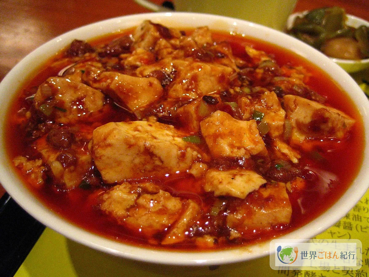 東京で撮影された麻婆豆腐