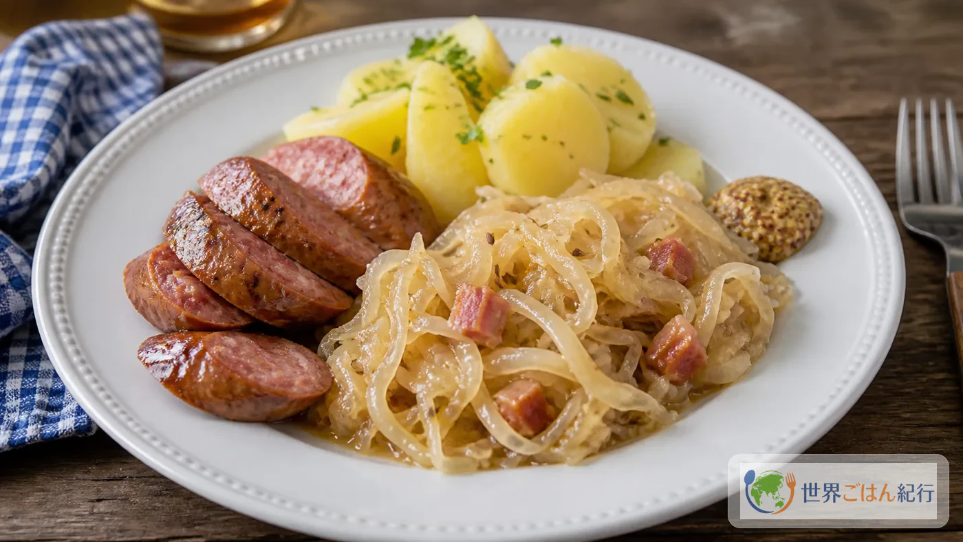 手順6: 休ませて肉料理の横に盛る