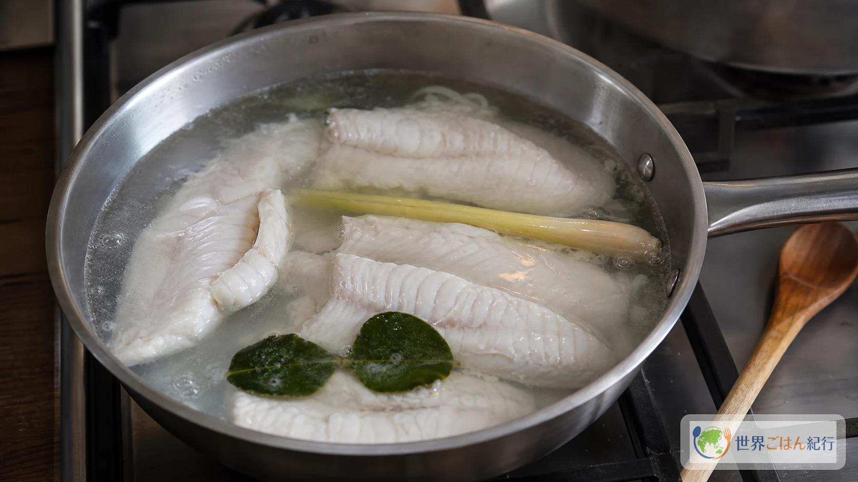 手順2: 魚を静かに下煮する